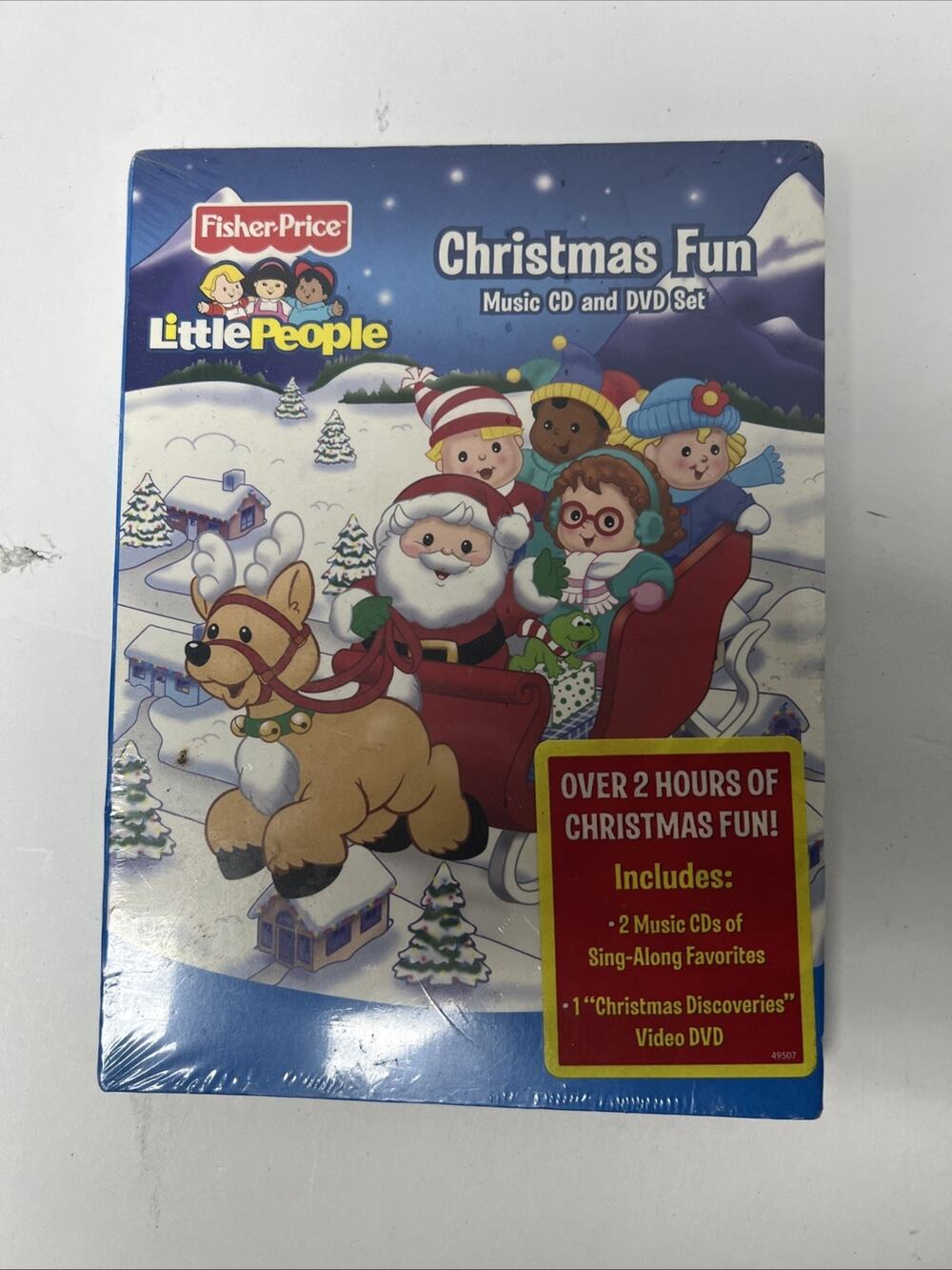 Fisher Price Little People Christmas Fun Music CD DVD Box Set Meijers Exclusive